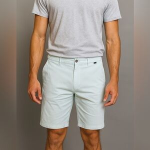 TravisMathew Sand Harbor Shorts Men’s 36 Light Blue 1MW397 Performance Golf